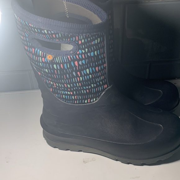 Bogs Neo Classic Twinkle Waterproof-35*F Rubber Boot Youth Size 5 multi color - Picture 2 of 10